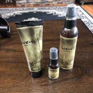 WEN hair bundle sweet almond mint, never used!